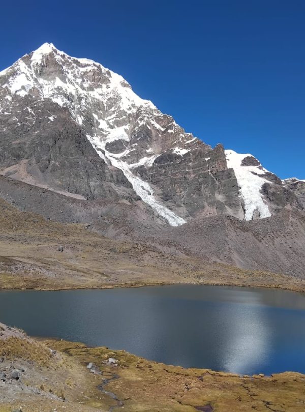 Alpine scenery of Ausangate and its 7 blue lagoons