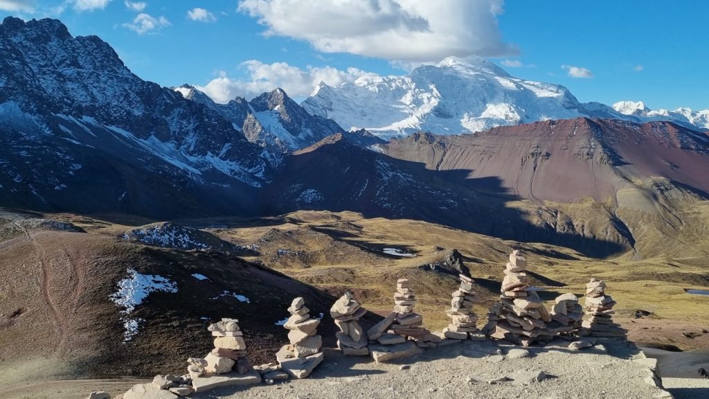 Colorful Vinicunca ridge during the Ausangate 3-day hike