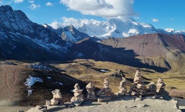 Colorful Vinicunca ridge during the Ausangate 3-day hike