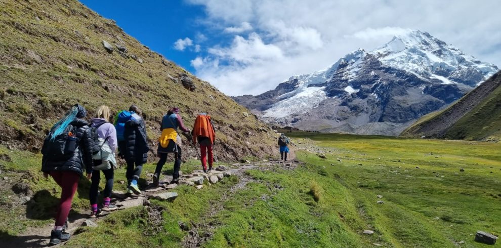 Hikers on the Ausangate Classic Trek – 5-Day journey in Peru