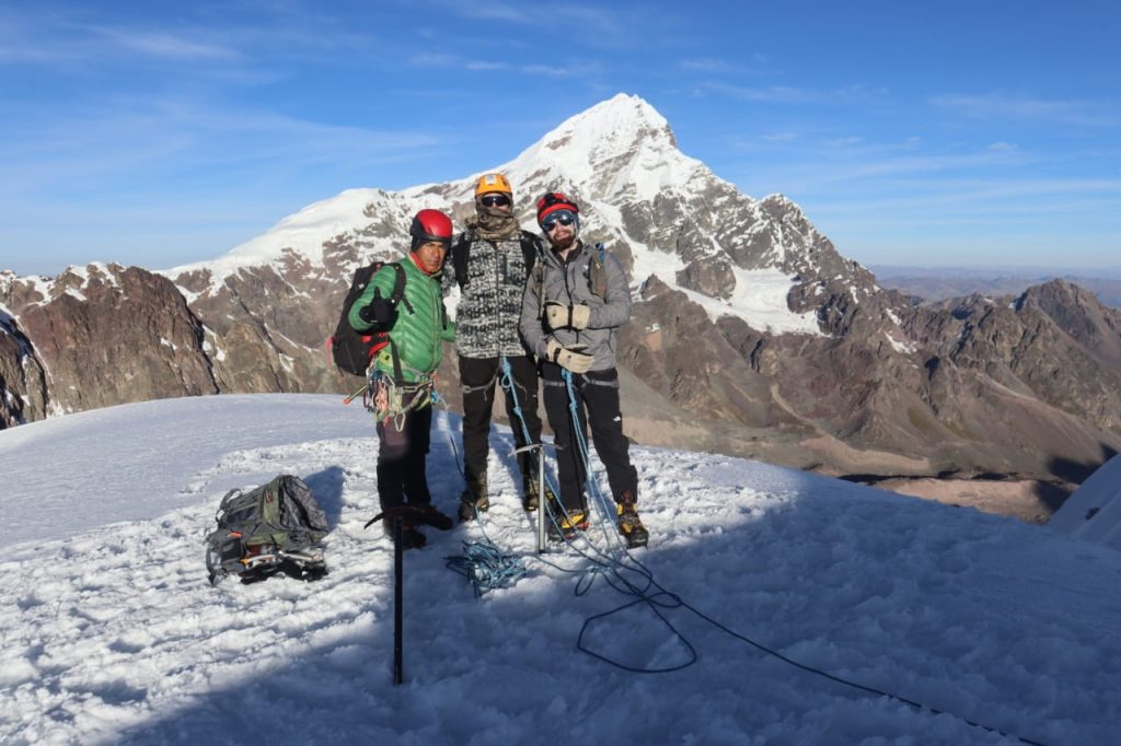 Panoramic view from the top of Jampa Mountain 5,500 m