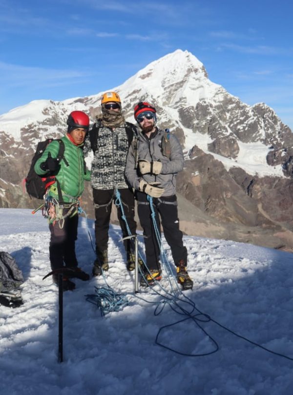 Panoramic view from the top of Jampa Mountain 5,500 m