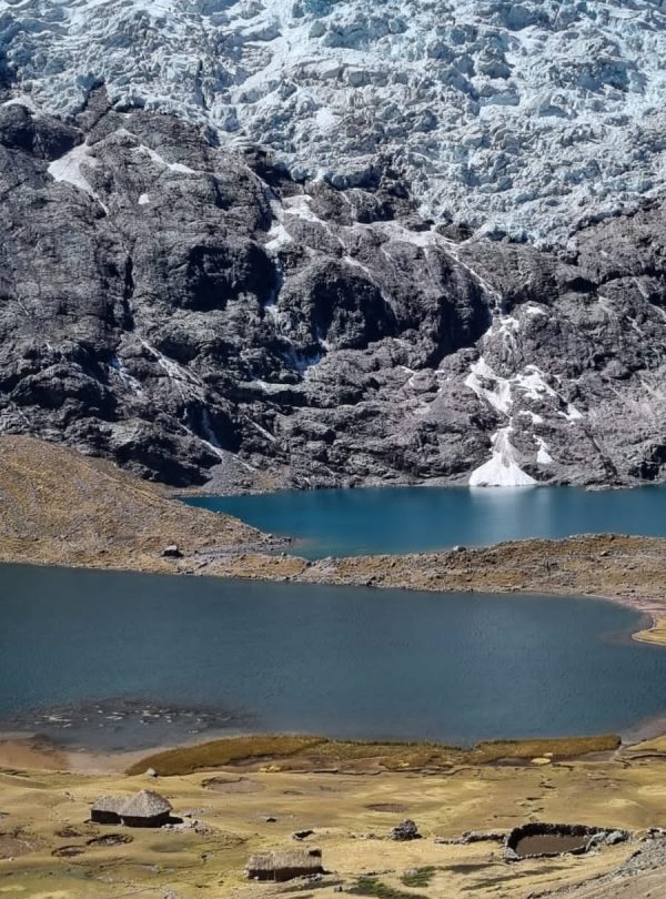 Panoramic view of Ausangate Glacier during the 5-day trek from Cusco