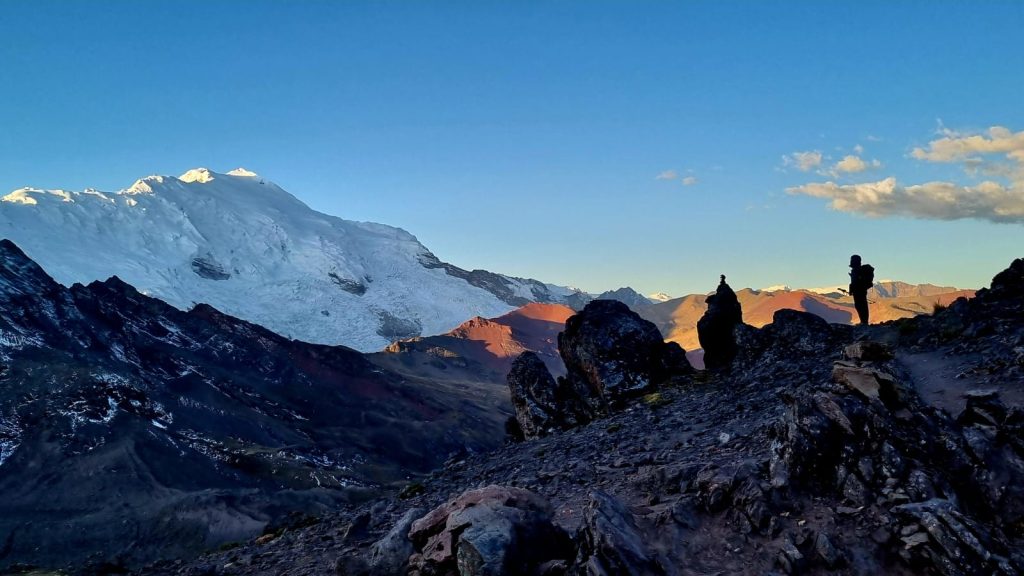 View of Rainbow Mountain on the 3-day Ausangate trek