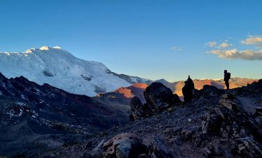 View of Rainbow Mountain on the 3-day Ausangate trek
