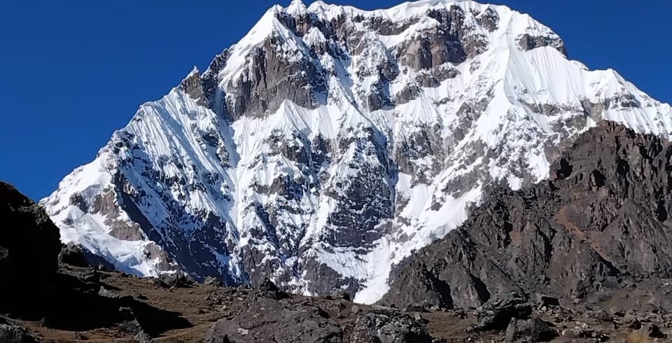 Majestic view of Ausangate Mountain in the Peruvian Andes