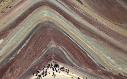 The Real Color of Rainbow Mountain in Peru